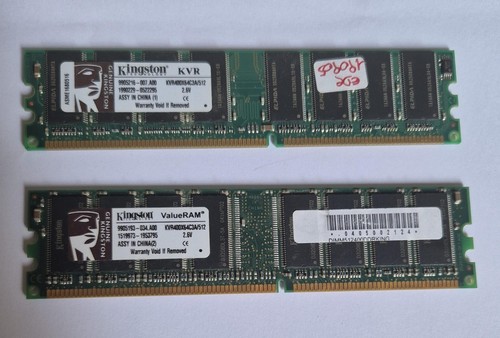 Coppia ram kingston ddr 512mb - kingston,