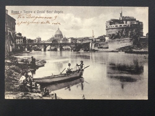 Roma tevere castel - e,