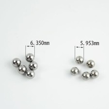 Sfere in acciaio 1/4 pollici