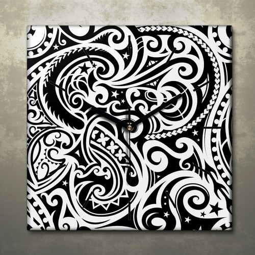 Quadro soggiorno tela orologio - tela,