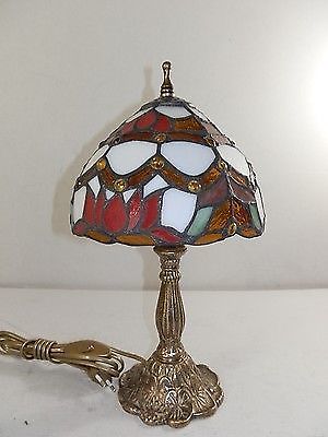 Lampada abatjour vetro tiffany - abatjour,