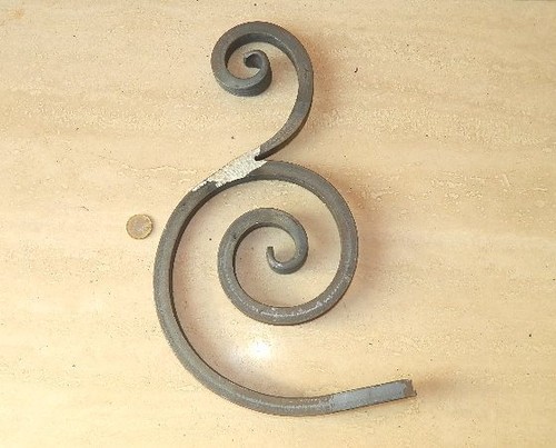 Voluta ferro battuto con - ferro,