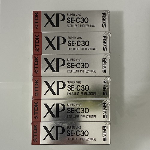 Tdk c30 vhs - xp, se-c30