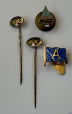 Lotto 4 Distintivi Misto F I R Rugby , Milano ,a Pins Spille