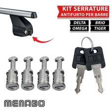 KIT SERRATURE PER BARRE