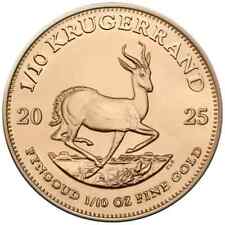 Sudafrica Krugerrand 2025 1/10 oz oro ST/BU moneta da investimento