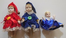 3x VINTAGE DOLLS BISQUIT