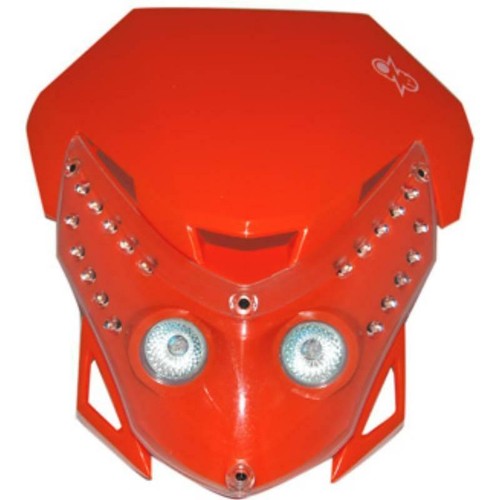 Maschera faro cupolino arancio - faro,