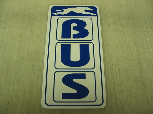 Insegna metallo bus - insegna,