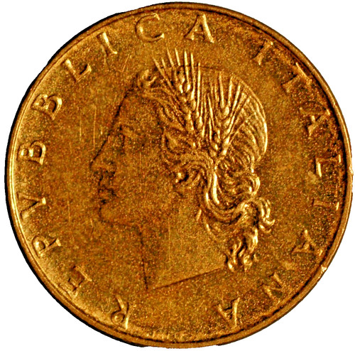 Italy lire 1975 - italy, km# 97