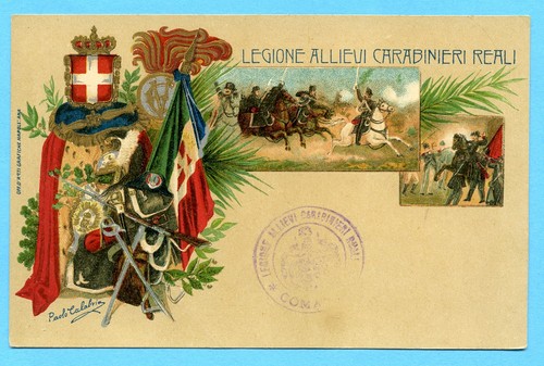 Cartolina legione allievi - cartolina,
