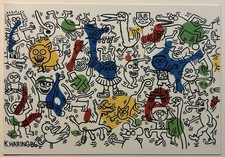 KEITH HARING - Carton d