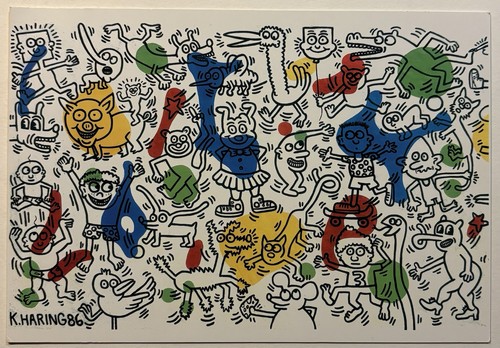 Keith haring carton - -, d