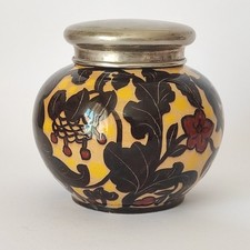 Barattolo Insubria - Art Déco - Stile Albisola 1925 - Anni '30 (cod. 1821)