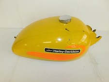Ll HARLEY DAVIDSON AMF 1972 Ss 350 Originale Gas Serbatoio W/ Coperchio (MCK65)