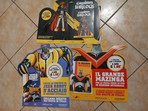 Lotto jeeg robot acciaio - lotto,