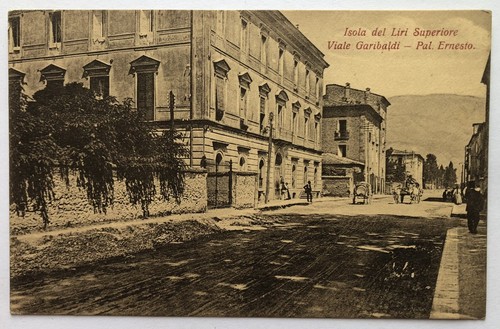 Cartolina isola del liri - cartolina,