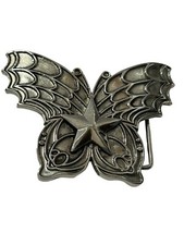 Butterfly star enamel belt - enamel,