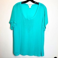 Joe Fresh - Top ricamato color