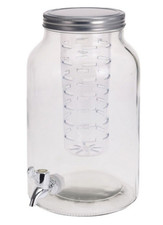 CARAFFA DISPENSER IN VETRO CON