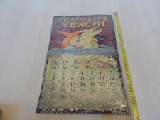 insegna litografata originale cioccolato Venchi Cuneo old sign