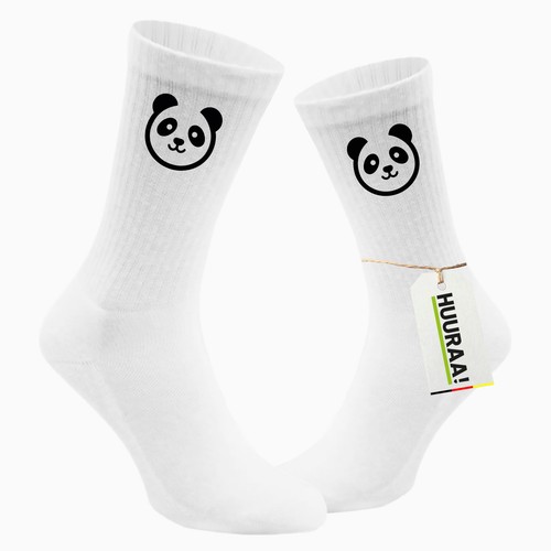 Calze testa panda sagoma - di,