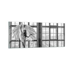 Quadro su Vetro 100x40cm Donna