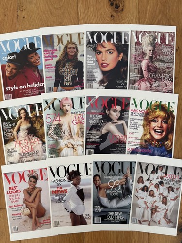 Vogue magazine postcards - magazine,