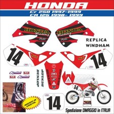 Kit grafica HONDA cr 250 1997-99 e 125 1998-99 repl WINDHAM Supercross