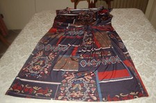 Cristina, Vestito donna, Blu fantasia, 95 Poliestere 5 Nylon, tg XXXL, usato 