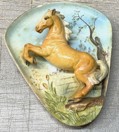 Targa cavallo palomino vintage - targa,