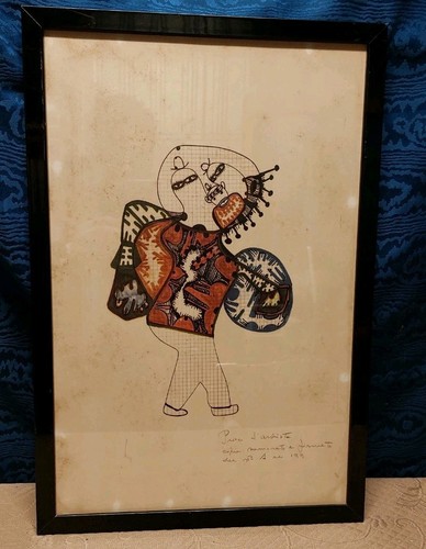 Litografia disegno numerato - disegno,