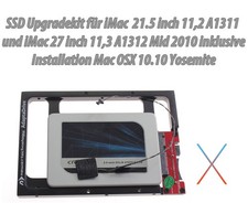 Kit aggiornamento SSD da 500 GB iMac 21,5" A1311 / iMac 27" A1312 metà 2010 OSX 10.10