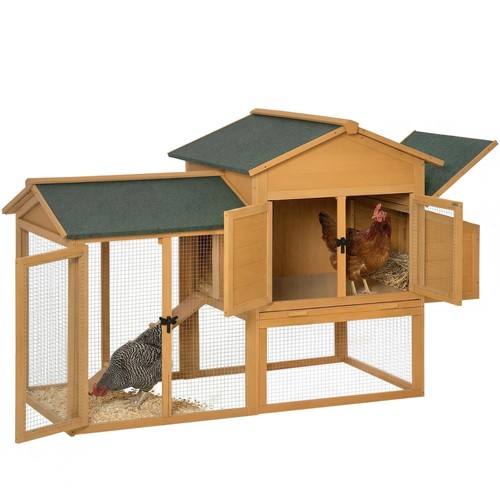 Pawhut pollaio legno con - pollaio,