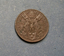 10 centesimi 1933 1934  Città del Vaticano  PIO XI
