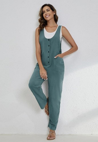 Salopette donna misto - , lino