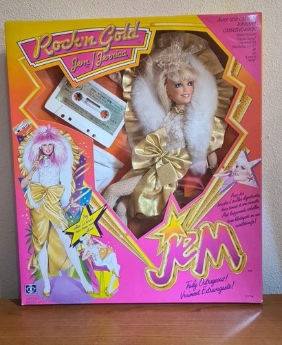 Hasbro rock gold jem - -,