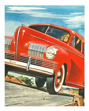 Poster auto d'epoca arte da