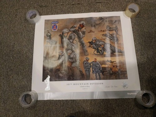 Poster divisione montagna - poster,