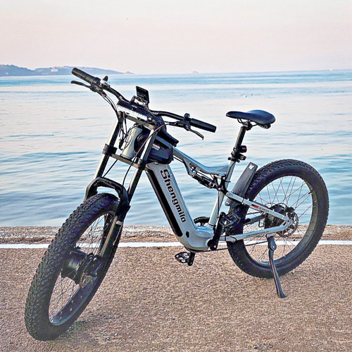 Bicicletta elettrica doppio - bicicletta,