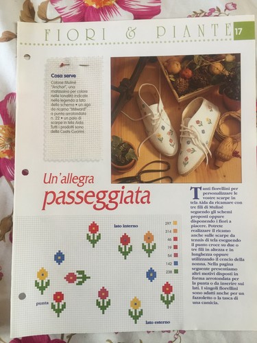 Schema punto croce ricamo - punto,