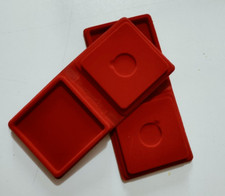 2 MASTERPHIL CASES RED FLOCKED