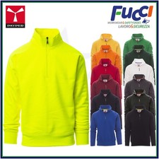 Felpa Uomo Con Mezza Zip Senza Cappuccio in Cotone da Lavoro Invernale Payper 