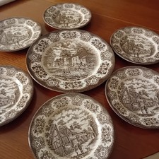 ceramica inglese servizio dolci vintage