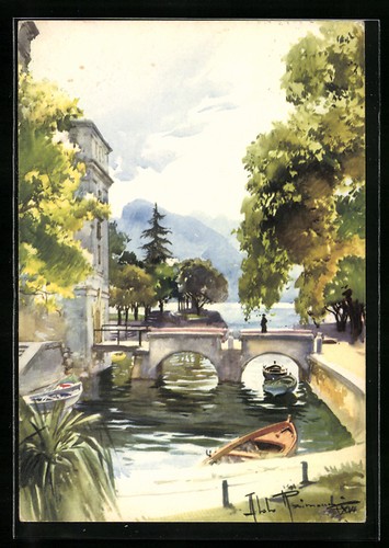 Cartolina artistica aldo - cartolina,