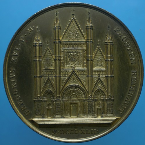 Gregorio xvi medaglia 1842 - gregorio,