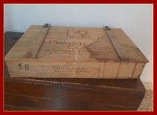*-*- CASSA LEGNO VINO  CHIANTI   *-*- VINTAGE