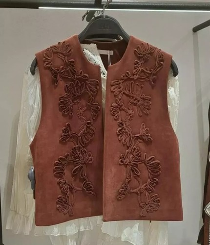 New zara ss24 embroidered faux - zara,