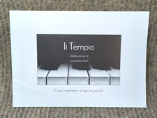 Il tempio brochure catalogo originale hifi prodotti hi end music Audiophile