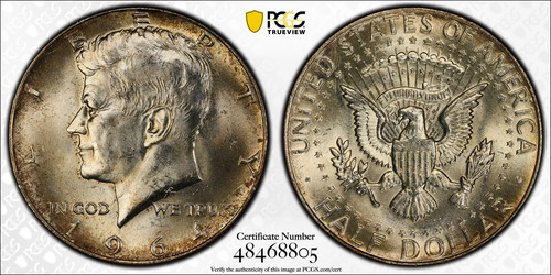 Mezzo dollaro kennedy 1964 - mezzo,